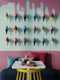 Set of fake Ice Creams with wall Holder for Café Decoration