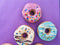 Set Of 3 Big Prop Donuts New Colors