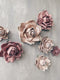 Set Of 7 Large Foam Rose Flowers Like Real, Handmade Flowers