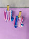 Set of 2 Melted Ice Creams on Stick, Handmade Ice Cream Art