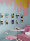 Fake Ice Cream Cones Set of 3pcs, Window display fake ice cream cones, Set of 3 Prop Ice Cream Cones.