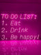 To Do List LED Neon Sign