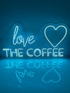 Love The Coffee LED Neon Sign
