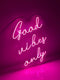 Good Vibes Only LED Neon Sign