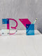 Modern Style Custom Letters, Baby from Acrylic, Abstract Multicolored Alphabet Letters,  Personalized Letters For Gift