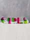 Modern Style Custom Letters, Girls from Acrylic, Abstract Multicolored Alphabet Letters, Personalized Letters For Gift