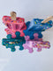 Set of 4 Melted Ice Creams on Stick, Puzzle Fake Ice Cream, Handmade Ice Cream Art With Puzzle