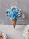 New Flowers Set of fake Ice Creams, Ice cream With flowers M Size, Fake Cone With Flowers