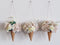 New Flowers Set of fake Ice Creams, Ice cream With flowers L Size, Fake Cone With Flowers