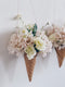 New Flowers Set of fake Ice Creams, Ice cream With flowers L Size, Fake Cone With Flowers