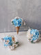 New Flowers Set of fake Ice Creams, Ice cream With flowers M Size, Fake Cone With Flowers