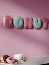 Benutzerdefinierte Buchstaben, gefälschte Donut-Alphabet-Buchstaben, personalisierte Donut-Initialen, Babyparty-Dekor