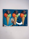 Cones Ice creams Wall Decor Fake Ice Creams Realistic Waffle Cone